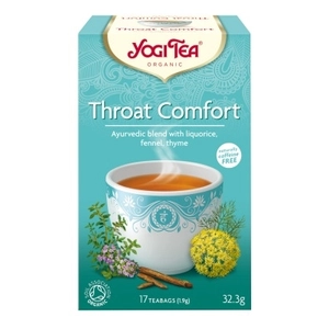 Yogi Bio Toroknyugtató herba tea, THROAT COMFORT, 17 filter