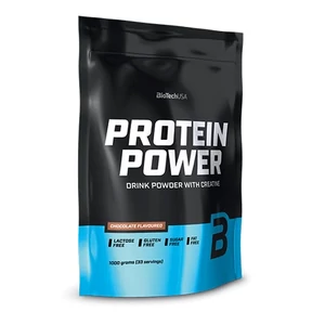 BioTech Protein Power 1000g zsák eper-banán