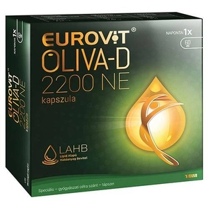 Eurovit Oliva-D 2200 Ne Kapszula, 60 db