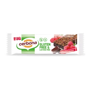 Cerbona Szelet Gluténmentes étcsokis-málnás 35 g