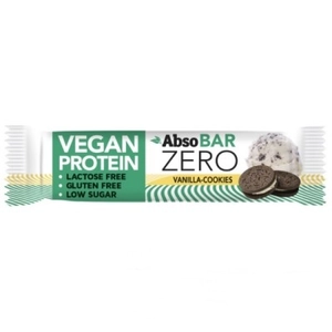 Absorice absobar zero vegan proteinszelet vaníliás süti ízű, 40 g