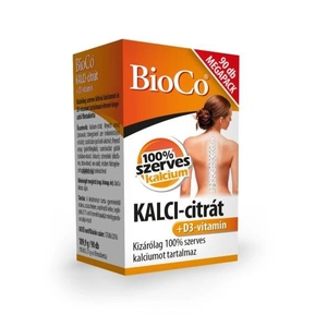 Bioco kalci-citrát + d3-vitamin filmtabl., 90 db