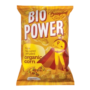 Biopont bio power kukorica pizzás ízesítéssel, 50 g