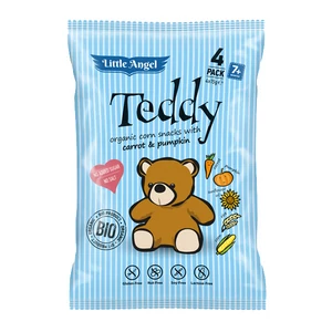 Biopont bio kukoricasnack teddy, 4X15 g