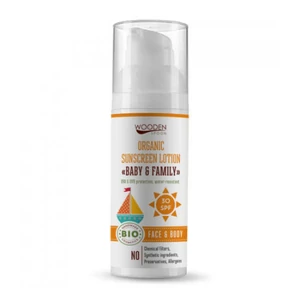 Wooden Spoon Bio naptej és testápoló SPF 30, 50 ml