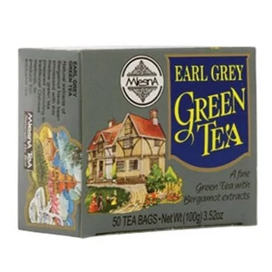 Mlesna earl grey zöld tea 50 filteres