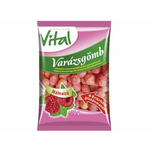 Karamell vital varázsgömb málnás, 20 g