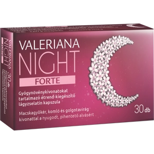 Valeriana Night Forte kapszula, 30 db