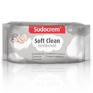 Sudocrem Törlőkendő Soft Clean, 55 db