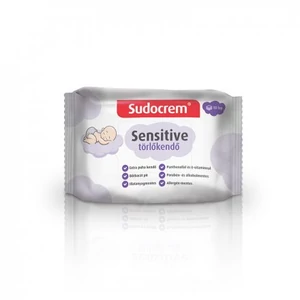 Sudocrem Törlőkendő Sensitive, 55 db