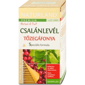 Naturland tea csalánlevél-tozegáfonya, 20 filter