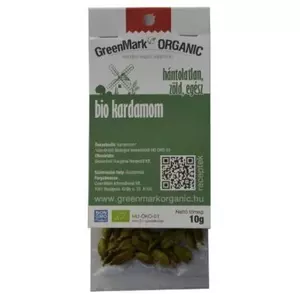 Greenmark bio fűszer kardamom zöld egész, 10 g