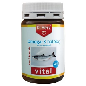 Dr. Herz Omega-3 Halolaj 1000mg 60db lágyzselatin kapszula