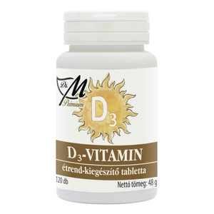 Dr.m prémium D3-vitamin tabletta, 120 db