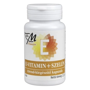 Dr.m prémium e-vitamin + szelén kapszula, 60 db