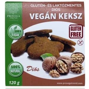 Provega trend vegán keksz diós, 120 g