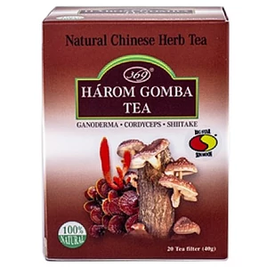 Három gomba tea filteres 20 filter, 20 filter