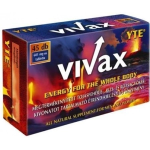 VIVAX teljesítményfokozó étrendkiegészítő, 45 kapszula, 45 db