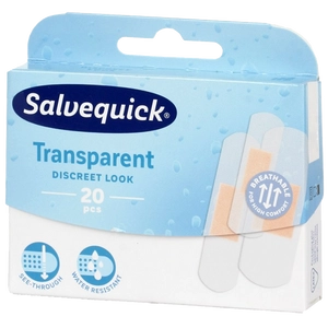 Salvequick sebtapasz transparent 20 db