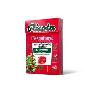 Ricola cukor tőzegáfonya, 40 g