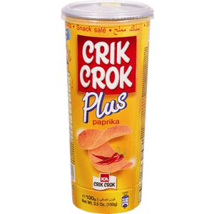 Crik Crok gluténmentes paprikás chips, 100 g