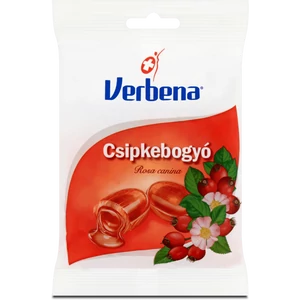 Verbena cukorka csipkebogyó, 60 g