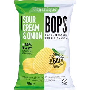 Organique bio chips hagymás-tejfölös, 85 g