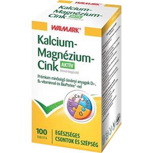 Walmark kalcium-magnézium-cink tabletta, 100 db