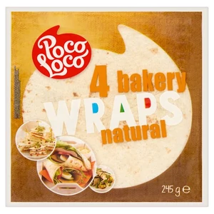 Poco Loco Lágy Tortilla Búzalisztből 245 g