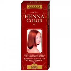 Henna Color Színező hajbalzsam Nr 7 Rézvörös 75 ml