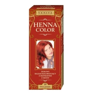 Henna Color Színező hajbalzsam Nr 10 Gránátalma 75 ml