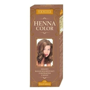 Henna Color Színező hajbalzsam Nr 13 Mogyoróbarna 75 ml