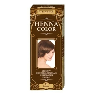 Henna Color Színező hajbalzsam Nr 14 Gesztenyebarna 75 ml