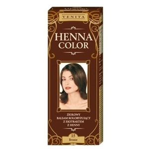 Henna Color Színező hajbalzsam Nr 15 Bronz 75 ml