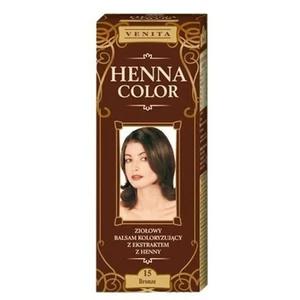 Henna Color Színező hajbalzsam Nr 15 Bronz 75 ml