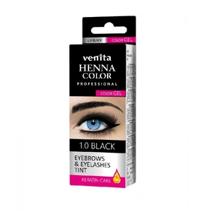 Venita Henna Color Gyógynövényes Szemöldök Festék 1.0 Fekete, 15 g