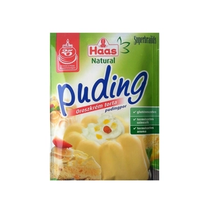 Haas Natural Pudingpor Oroszkrém ízű 40 g