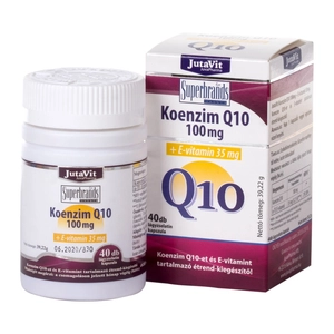 Jutavit Koenzim Q10 100mg + e-vitamin Kapszula 40 db