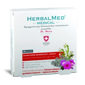 Herbalmed Medical Gyógynövény Pasztilla 20 db
