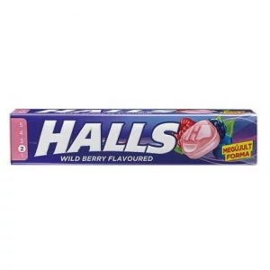 Halls cukor wild berry, 34 g