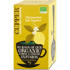 Cupper Bio Gyüm.Tea Citrom&amp;Gyömbér, 20 filter