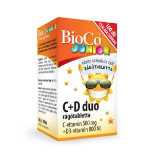 Bioco C + D Duo Junior Rágótabletta, 100 db