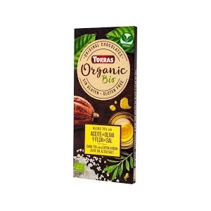 Torras Bio Étcsokoládé 70% Oliva-Tengeri Só, 100 g