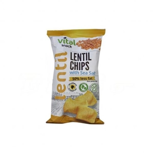 Vital Lencse Chips Tengeri Sós Gluténmentes, 65 g
