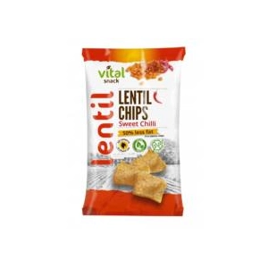 Vital Lencse Chips Édes Chili Gluténmentes, 65 g