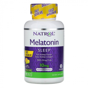 Natrol Melatonin 10 mg, gyors felszívódású, citrus íz, 100 db
