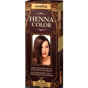 Henna Color Színező hajbalzsam Nr 18 Fekete Meggy 75 ml