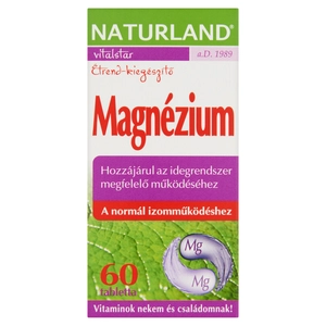 Naturland Magnézium tabletta, 60 db