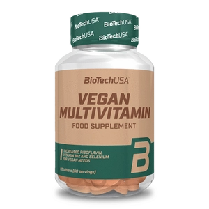 BioTech Vegan Multivitamin tabletta, 60 db