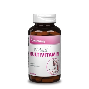 Vitaking 9 hónap kismama multivitamin, 60 db